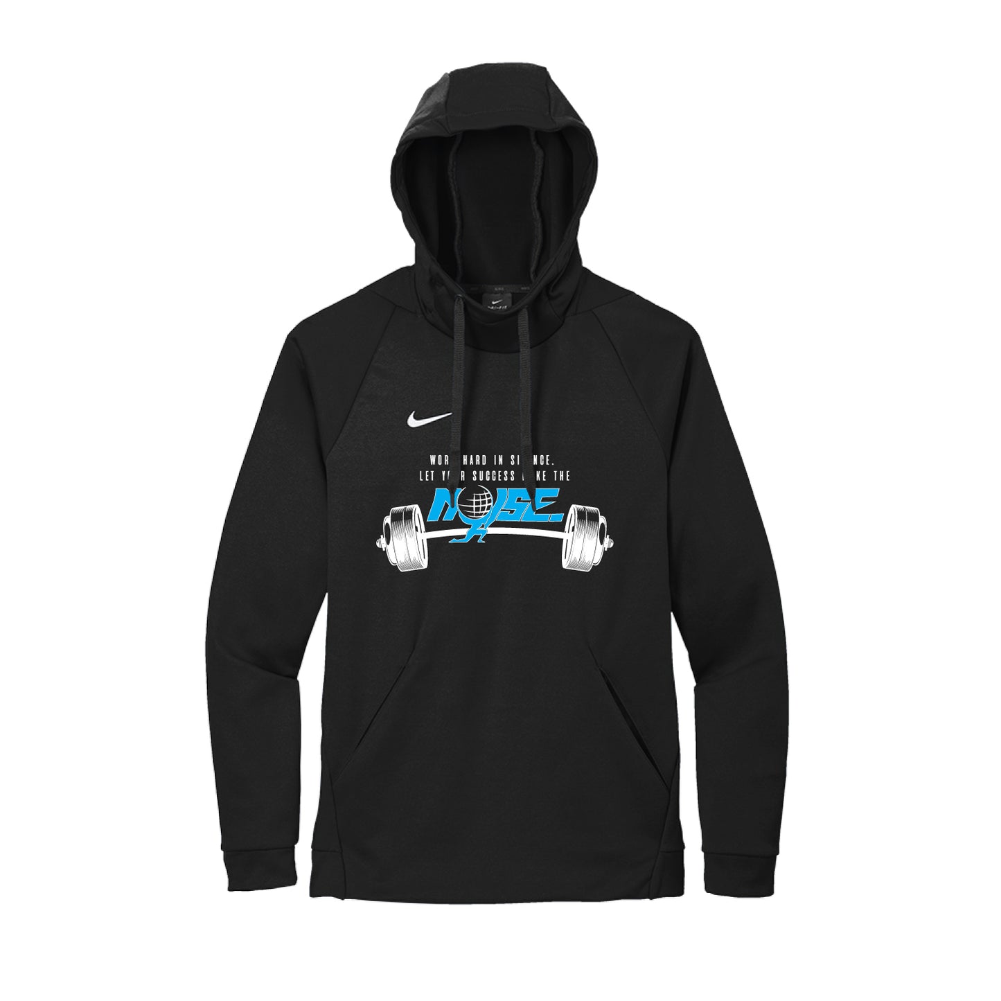 Nike Therma Fit Pullover Fleece Hoodie (Work Hard in Silence)