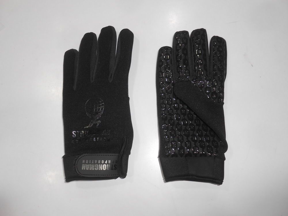 Black Strongman Grip Gloves