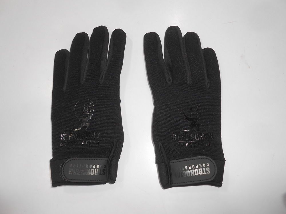 Black Strongman Grip Gloves