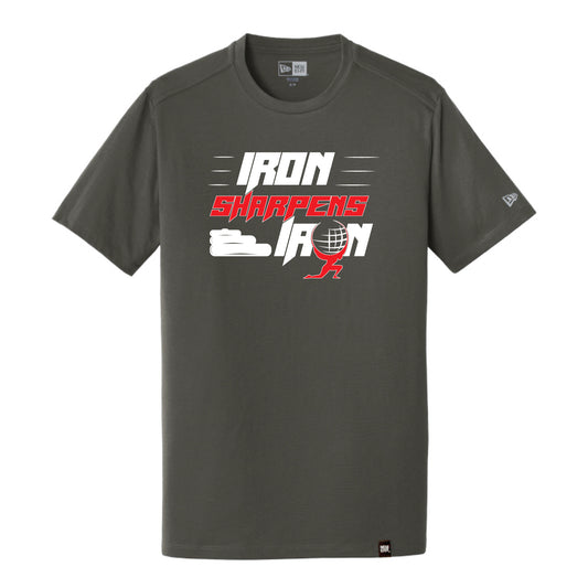 New Era Heritage Blend Tee shirt (Iron Sharpens Iron)