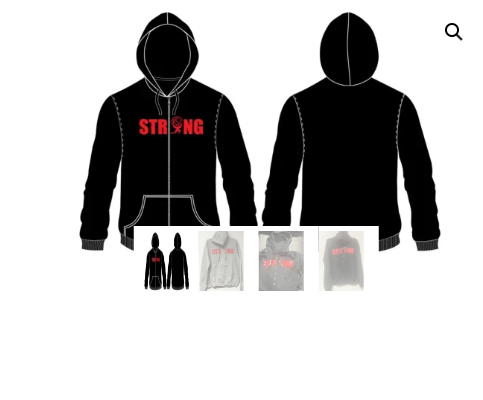 Unisex Long Sleeve Fleece Full Zip Hoodie Sweatshirt
