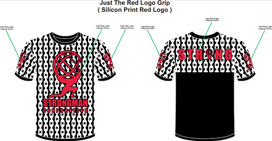 Strongman Corp Chain Link Grip Shirt (Red Logo)