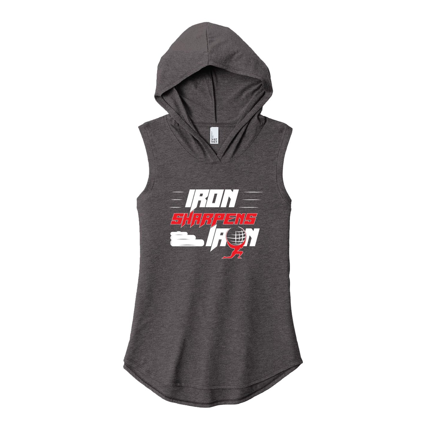 Badger Sleeveless Hooded T-Shirt (Iron Sharpens Iron)