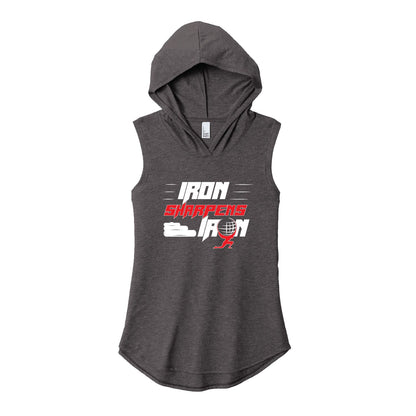 Badger Sleeveless Hooded T-Shirt (Iron Sharpens Iron)