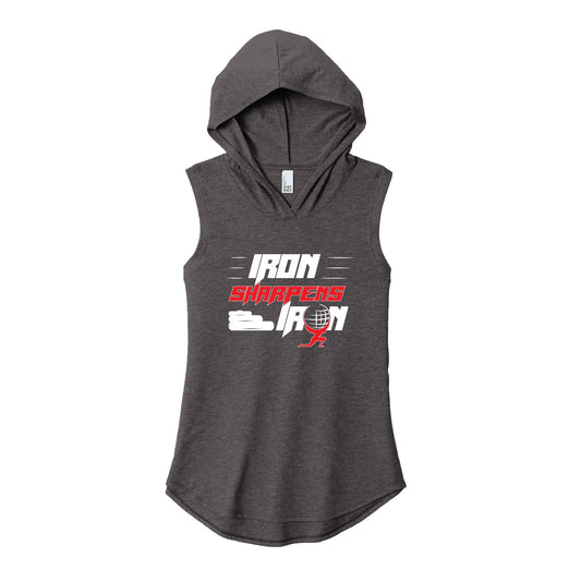 Badger Sleeveless Hooded T-Shirt (Iron Sharpens Iron)